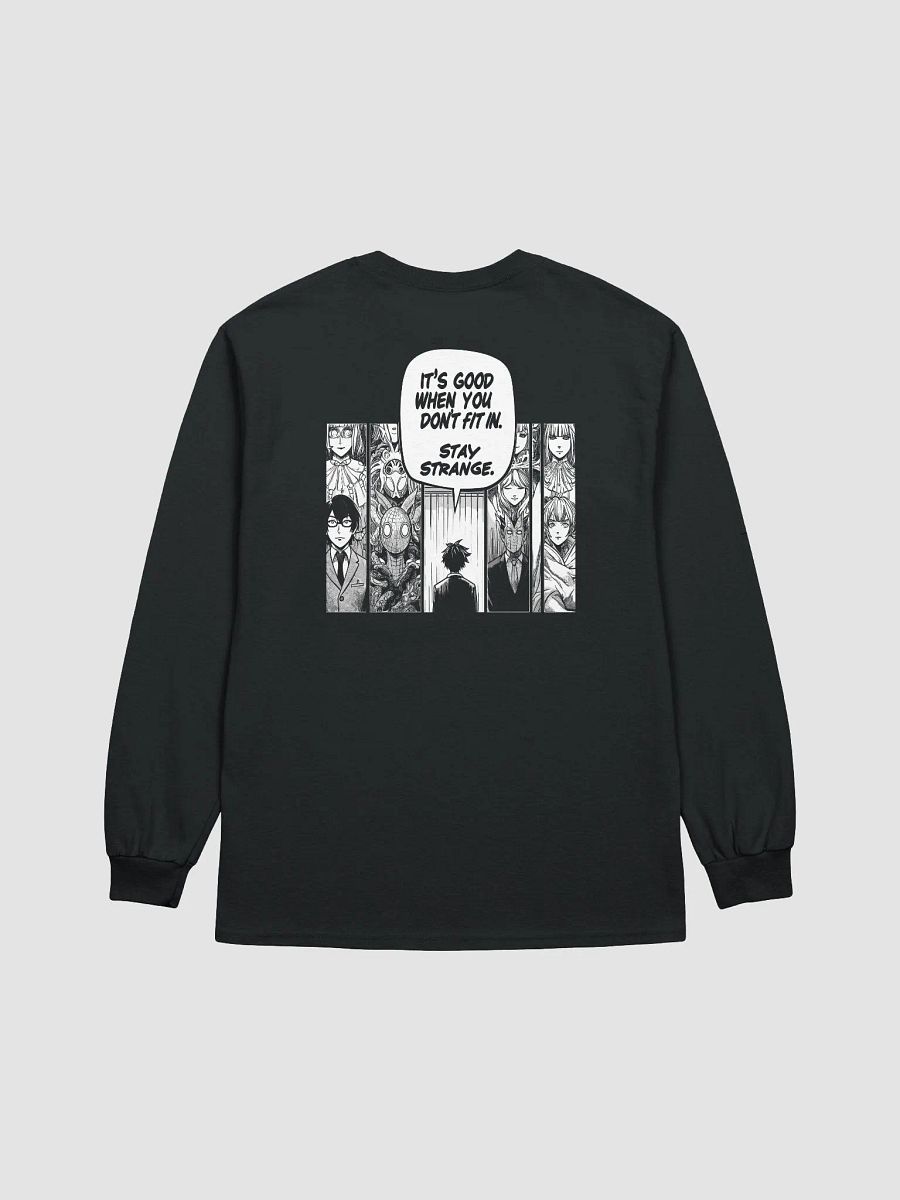 Stay Strange Manga Long Sleeve Tee product image (2)
