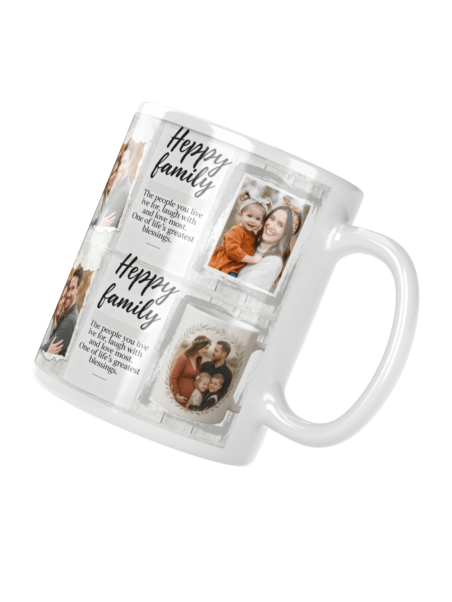 Modern Coffee Mug Photo Family Collage product image (9)