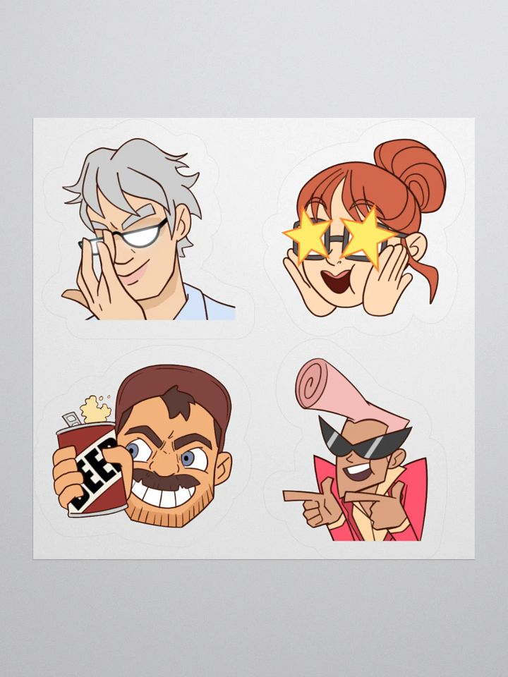 Death Battle Hosts - Stickers Set product image (1)