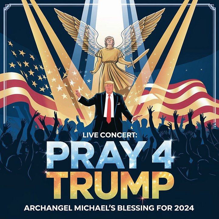 LIVE Concert: Pray 4 Trump - Archangel Michael's Blessing for 2024 🇺🇸✨ product image (1)
