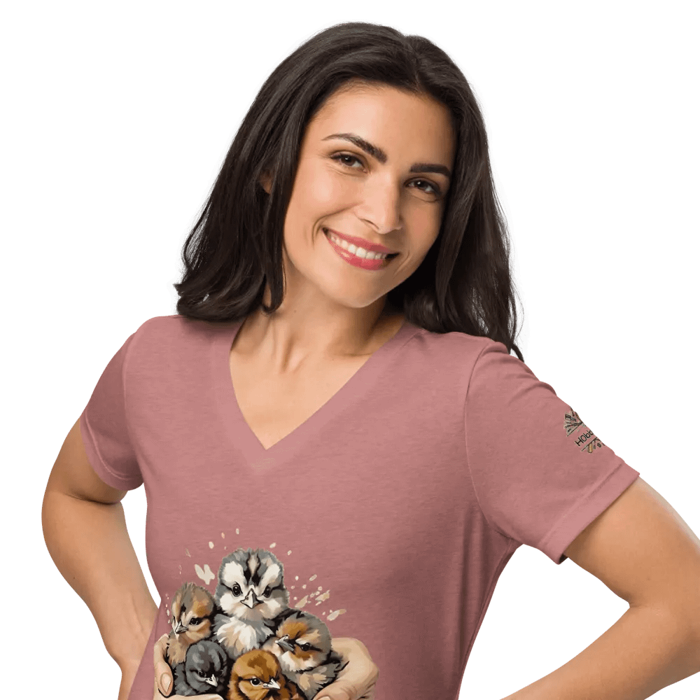 Handful of Fluff | Women’s V-Neck T-Shirt product image (18)