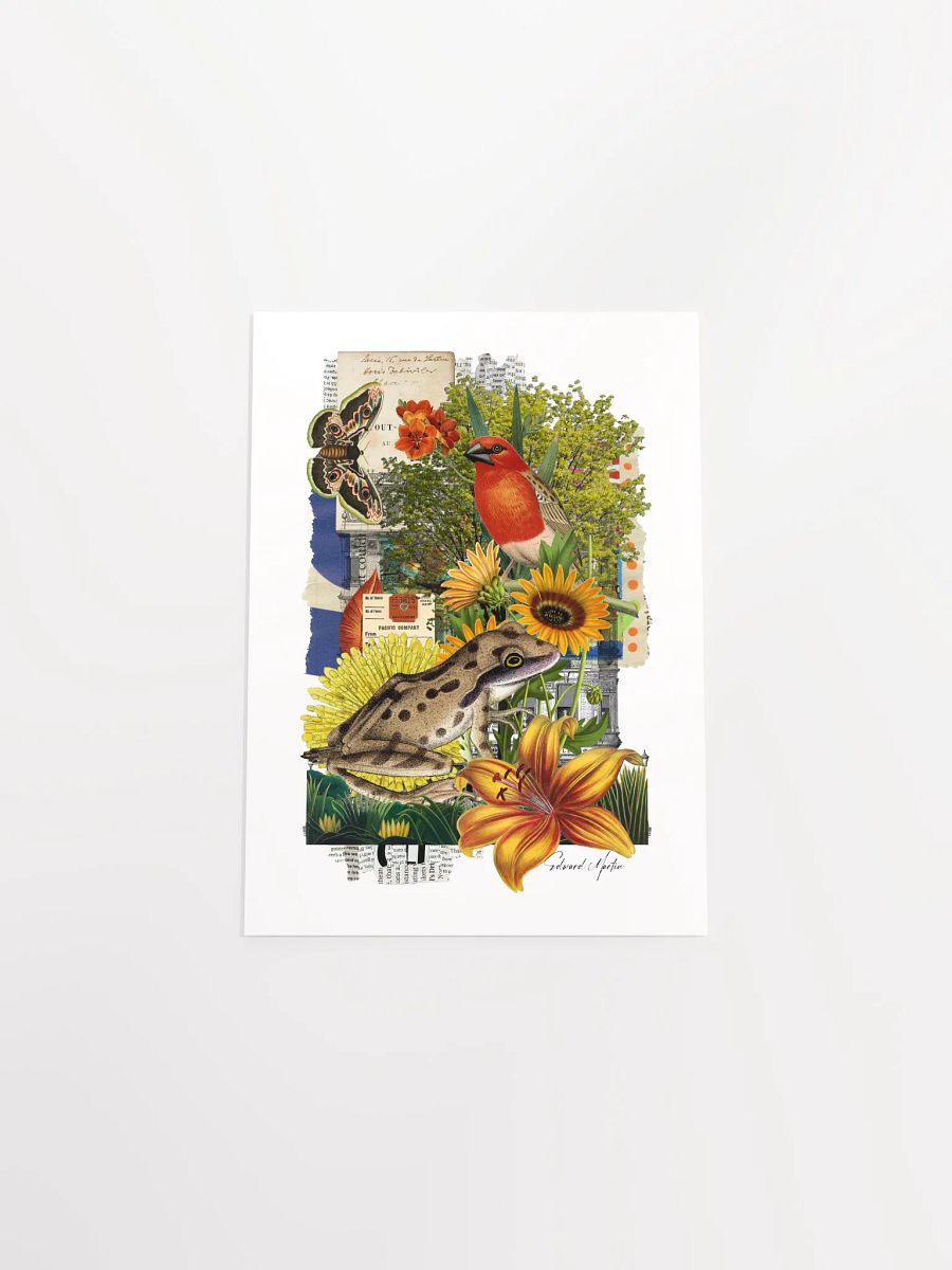 'Nature Collage No. 879' by Edward Martin-Vibrant Matte Poster Print product image (5)