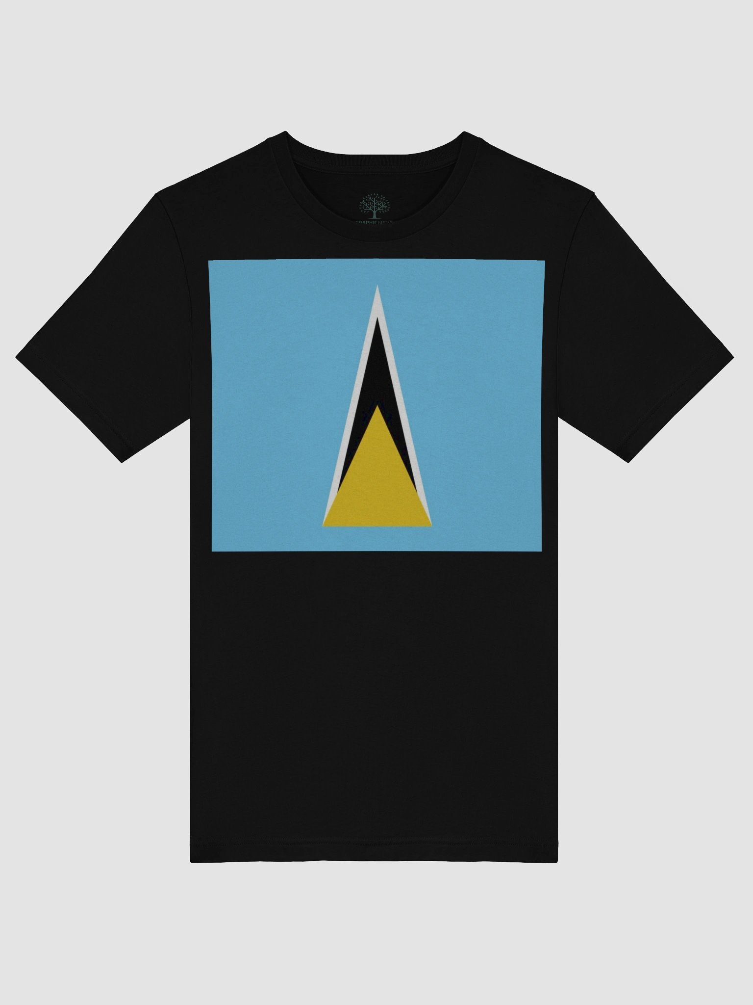 Exclusive Saint Lucia Flag T-Shirt – Unisex Supersoft Comfort | TDS Music product image (51)