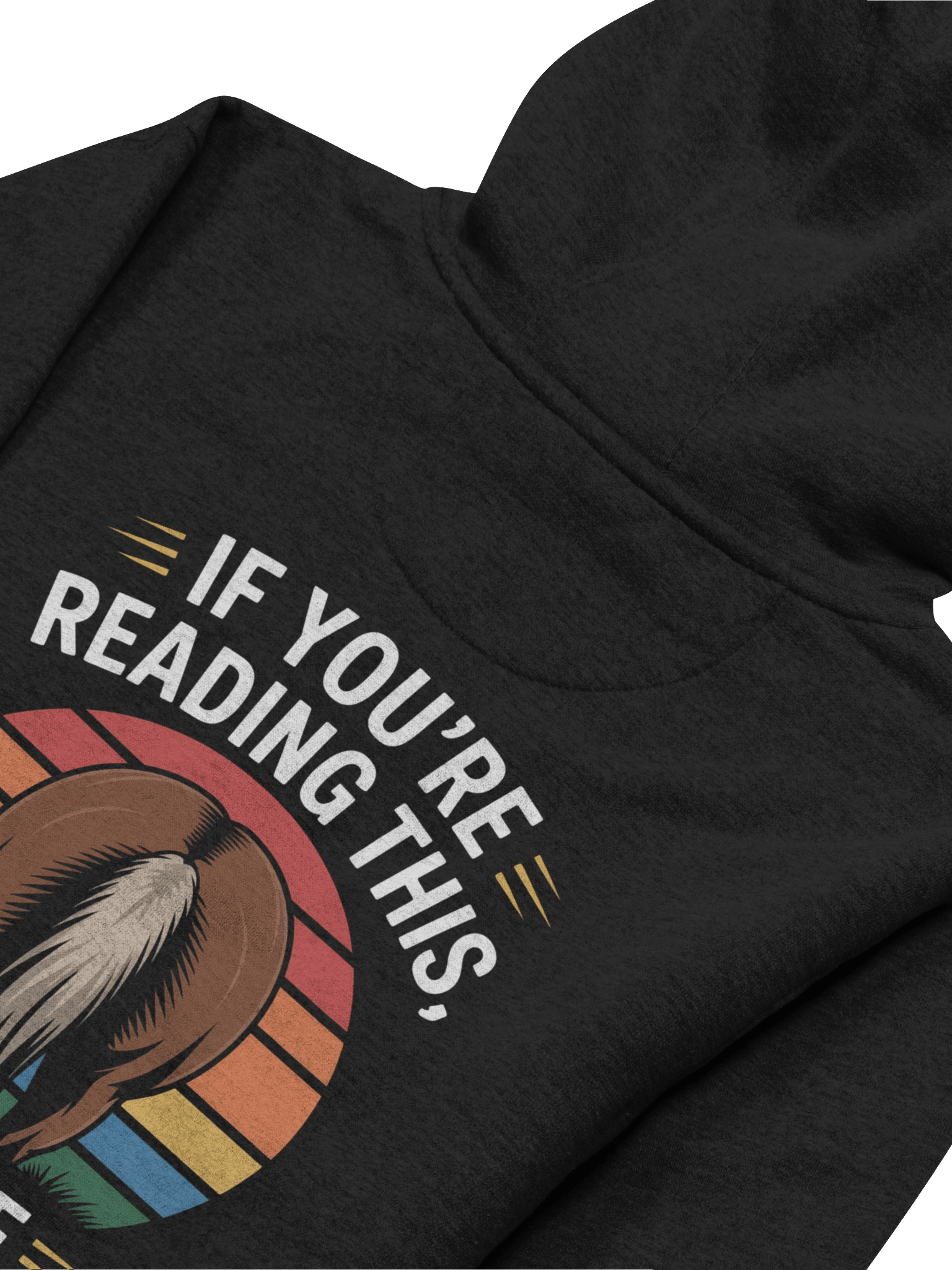 Personal Space Warning Horse Hoodie - Introverted Equestrian Essential product image (4)