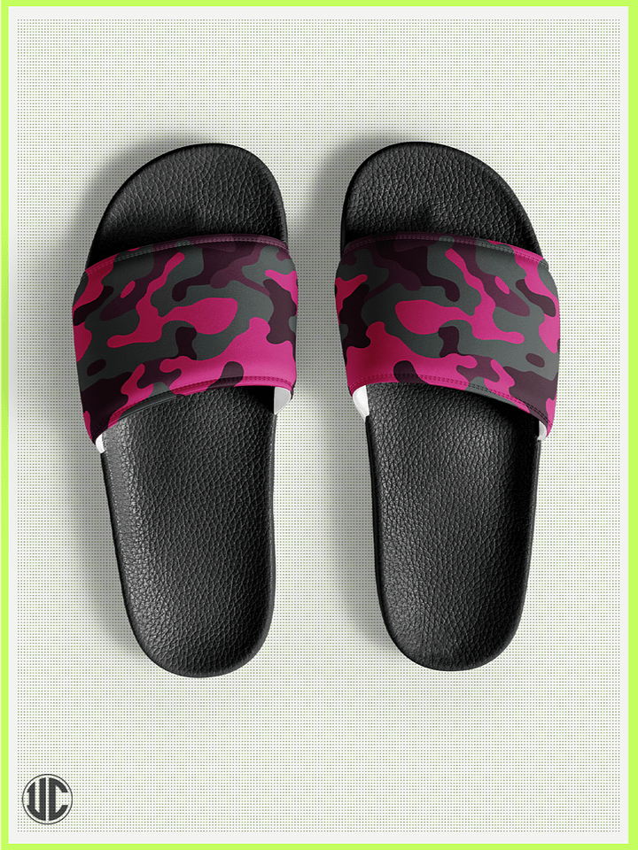 UnkoCon – Savage Woodland Camo Women’s Slides product image (1)