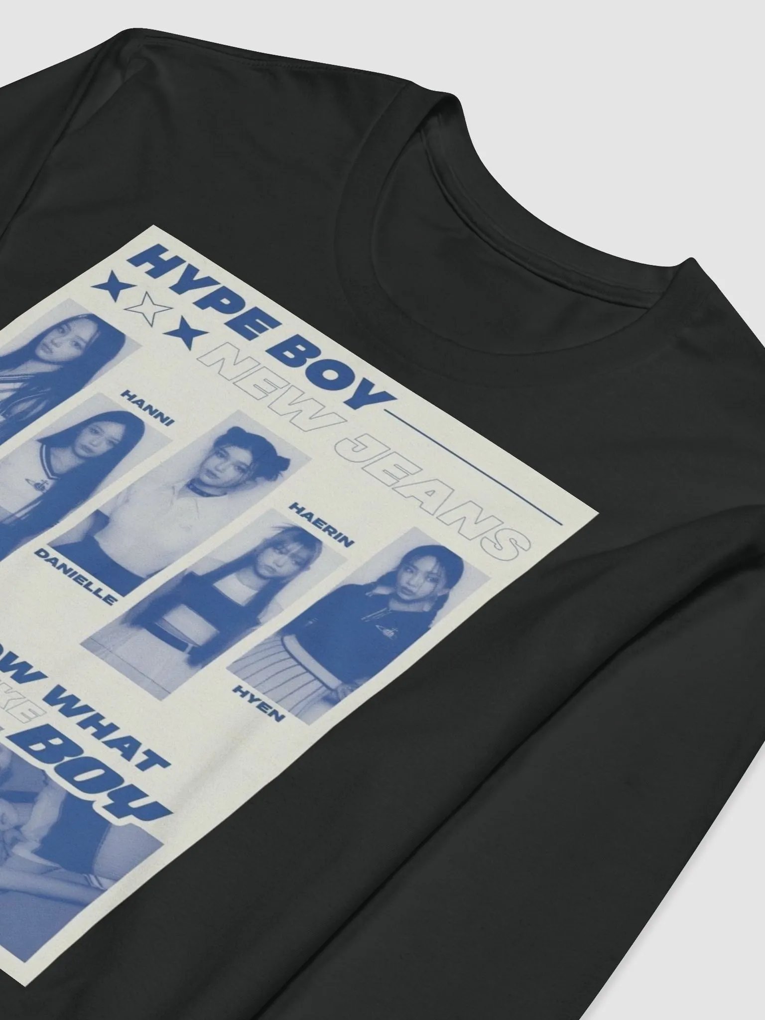 Hype Boy New Jeans Long Sleeve Shirt product image (3)