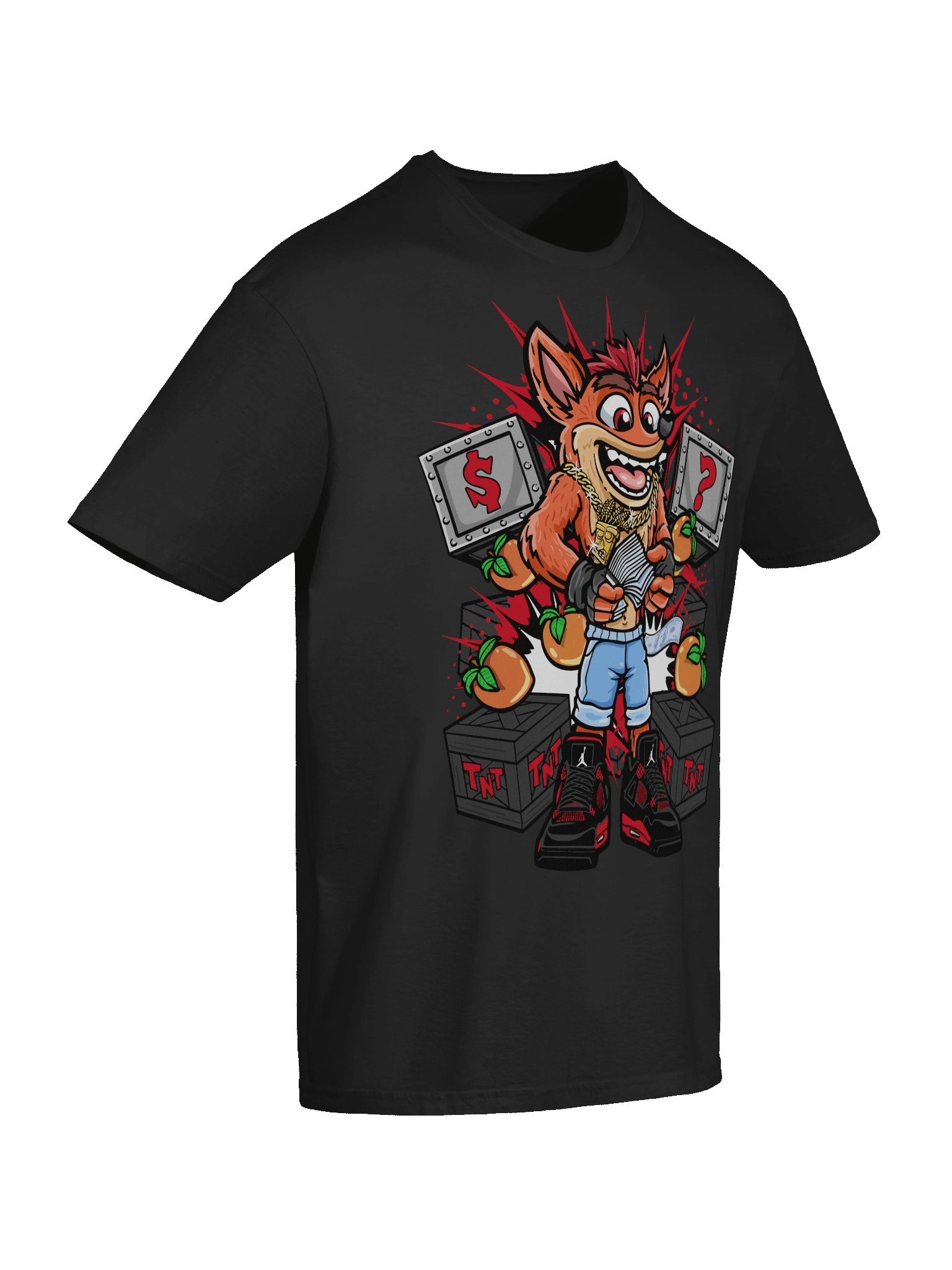 Crash Bandicoot – Street TNT Chaos – Gildan Softstyle T-Shirt product image (7)
