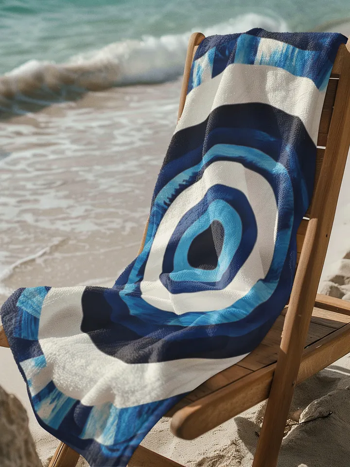 Blue Mati: Plush Towel product image (1)