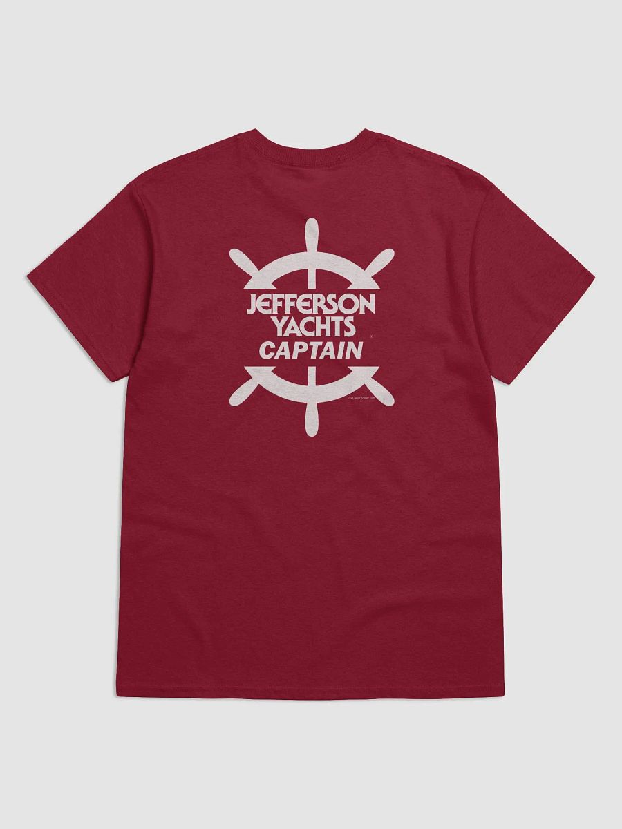 Jefferson Captain - T-Shirt - Dark Shirt w/White Logo product image (4)