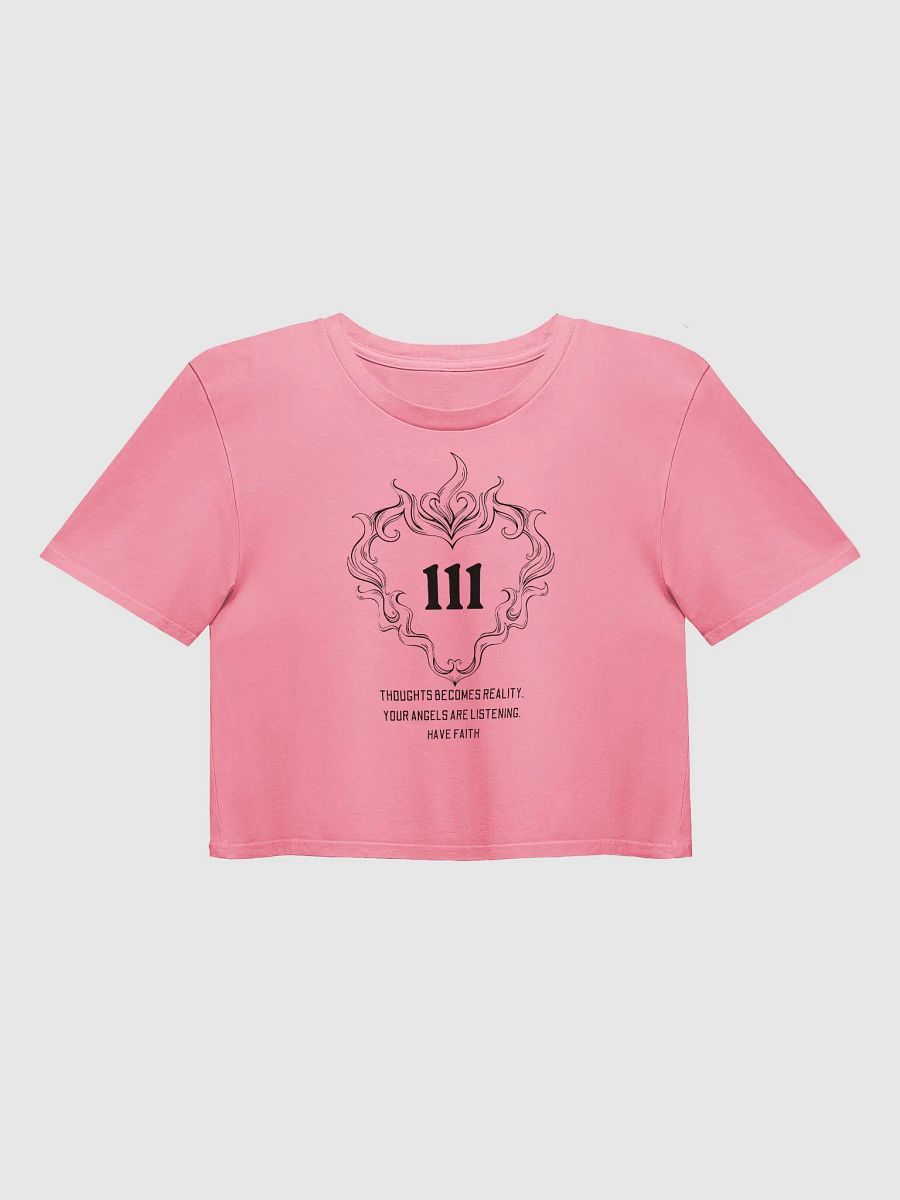 111 Angel number Crop Top product image (3)