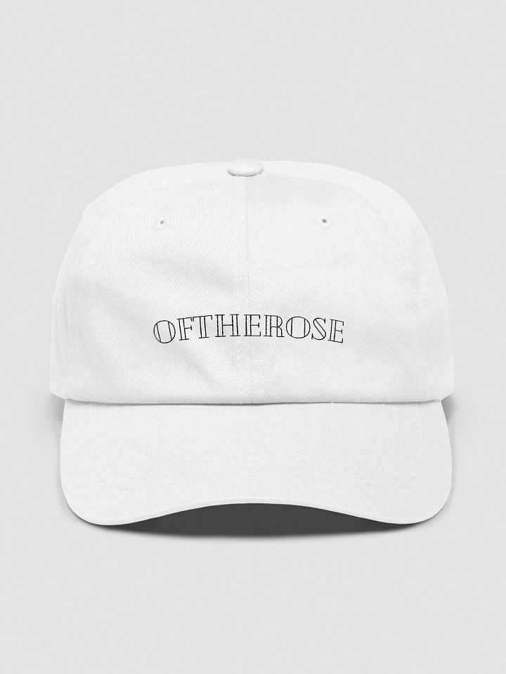 OFTHEROSE Embroidered Dad Hat (Black) product image (2)