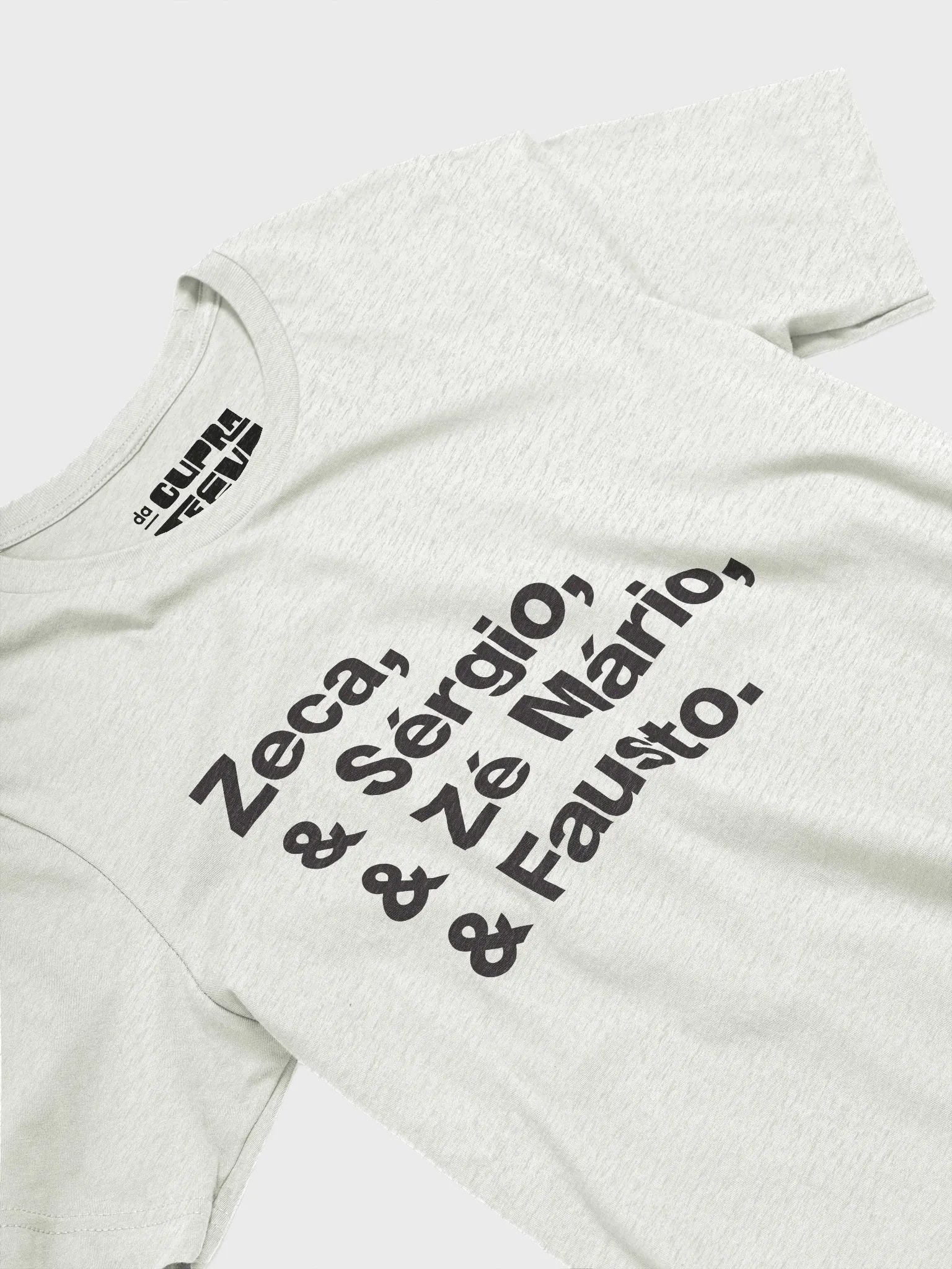 Shirt Zeca, Sérgio, Zé Mário, Fausto — claro product image (22)
