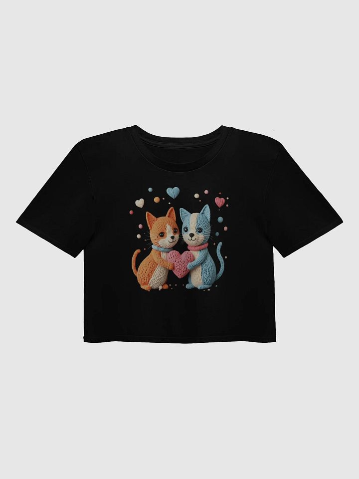 Adorable Kittens Love - Women's Cute Crop Top product image (9)