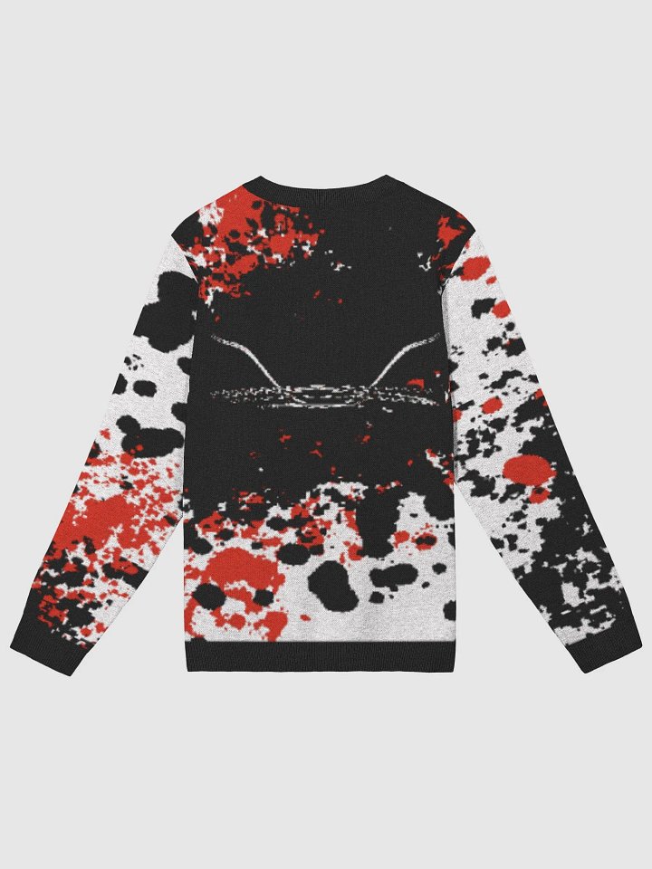 Knitted Crewneck Sweater Classic Fit - White HApex Gear White Logo product image (2)
