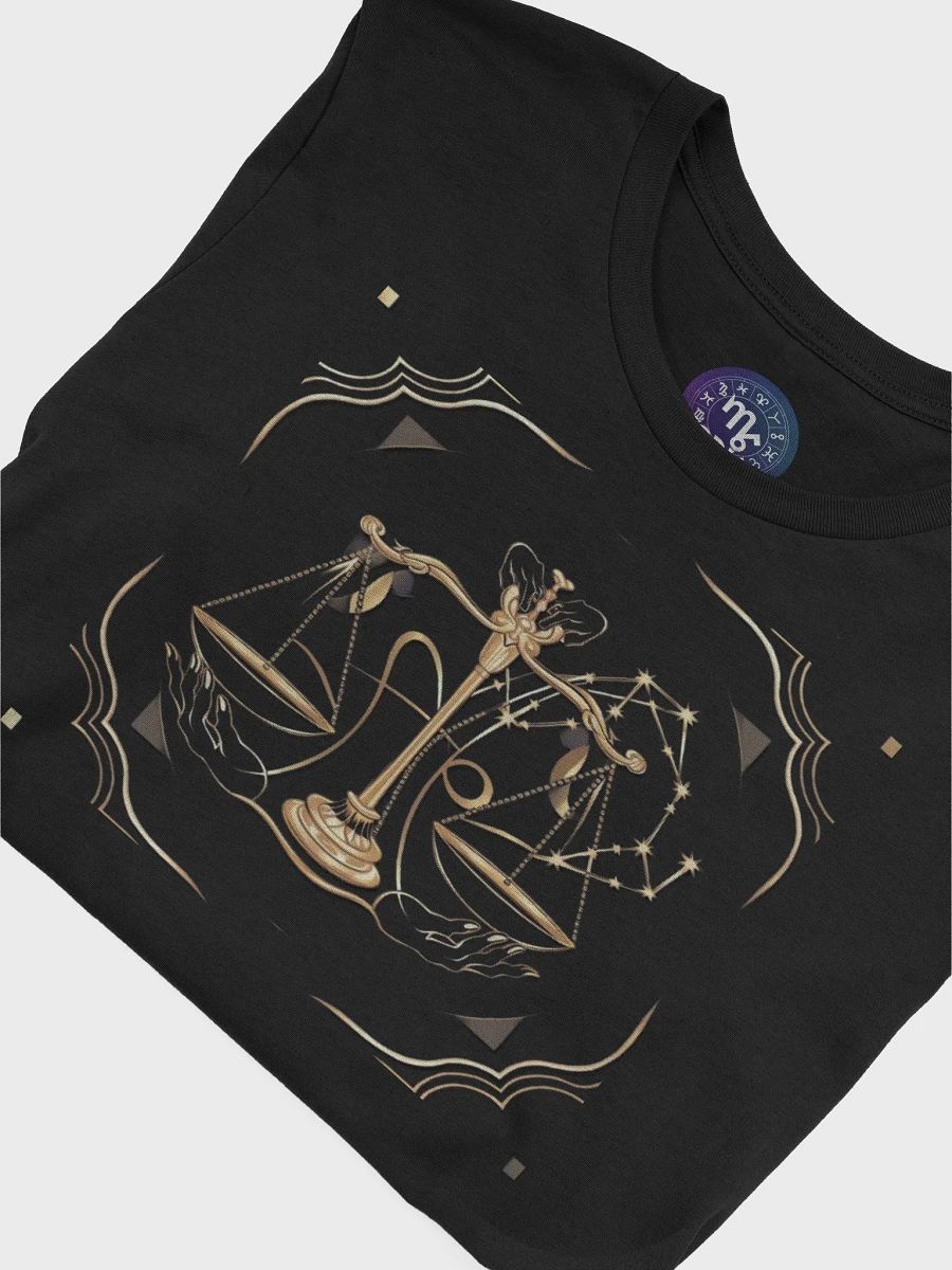 Unisex Libra Zodiac T-Shirt - Elegant Scales Design, Astrology Gift product image (7)