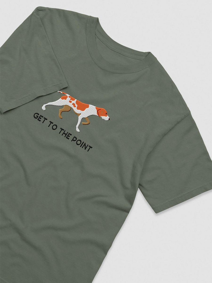Get to the Point T-Shirt(Embroidered) of an English Pointer product image (11)