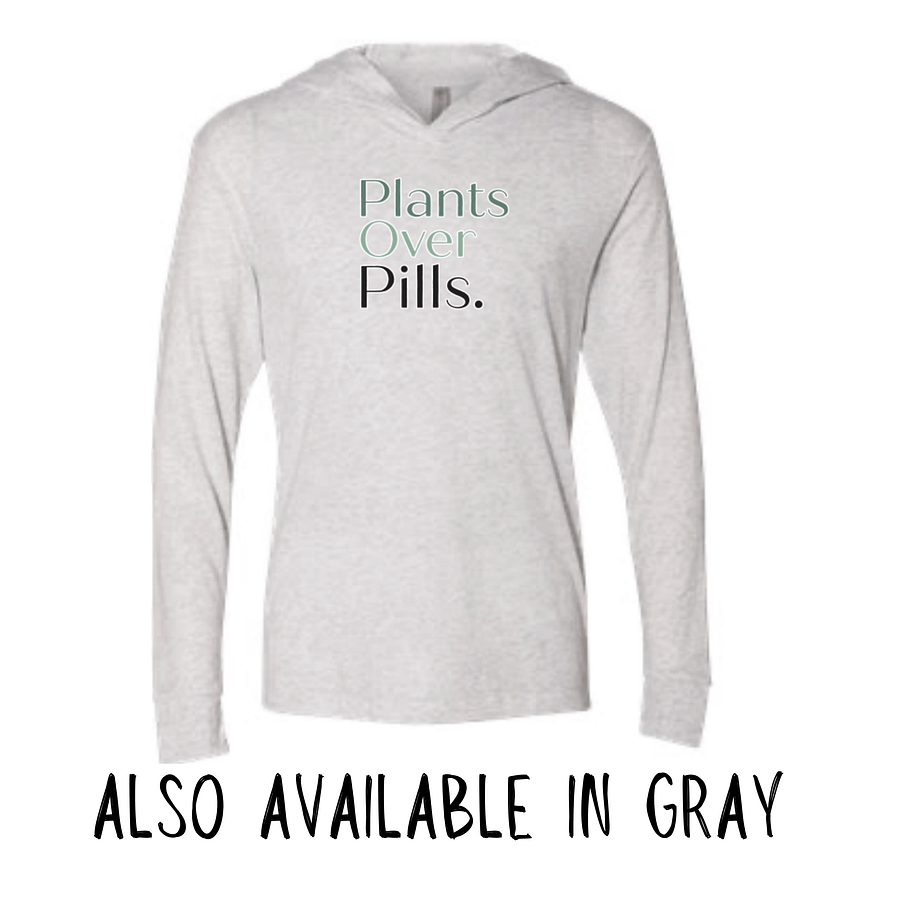 Plants Over Pills Women's Lightweight Long Sleeves product image (3)