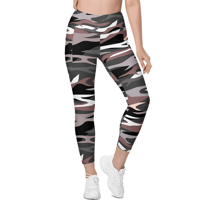 She’s The Veteran Camo Leggings with Pockets product image (1)