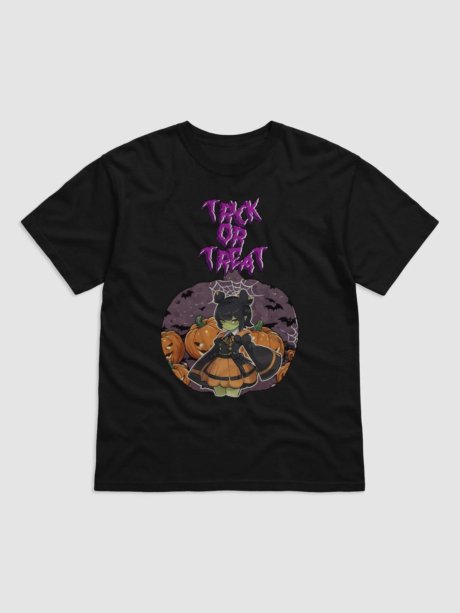 Halloween Anime Trick or Treat T-Shirt product image (2)