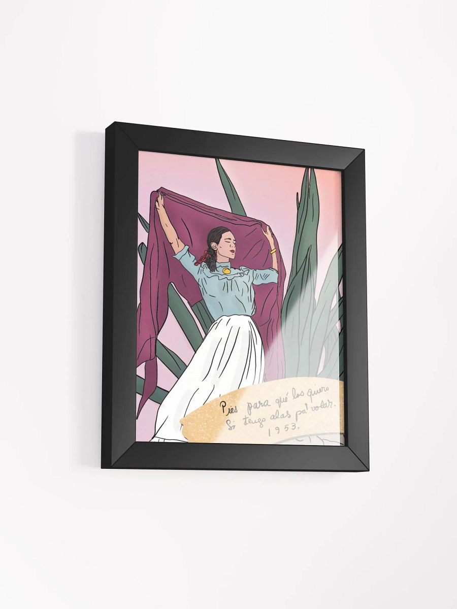 Pies para que los quiero framed poster product image (10)