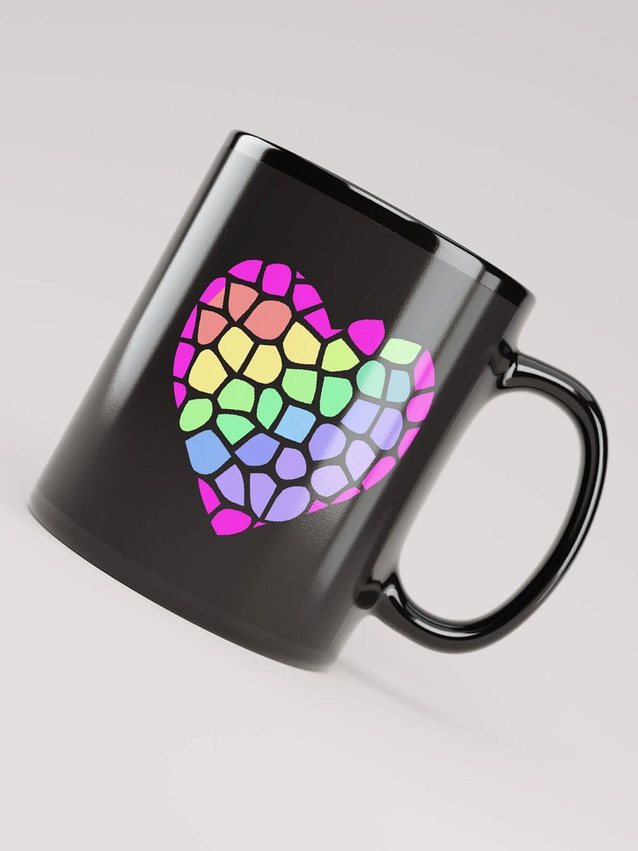 Double Down Heart Mug - Black product image (4)