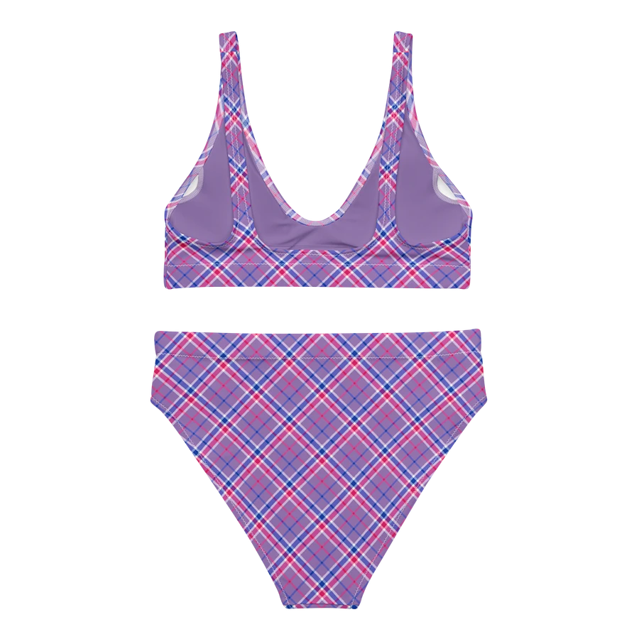 Lavender, Magenta, and Blue Plaid Bikini product image (4)