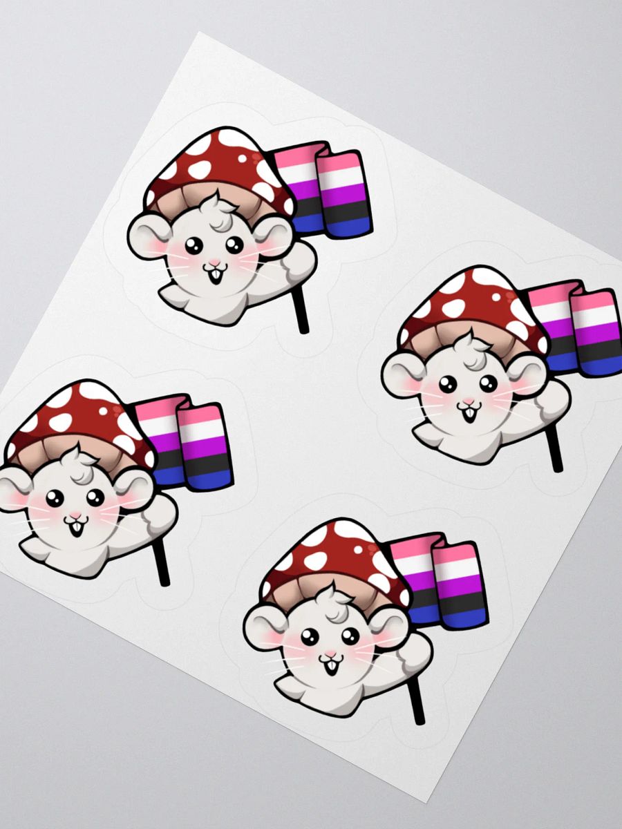 Genderfluid Pride Flag Stickers product image (2)