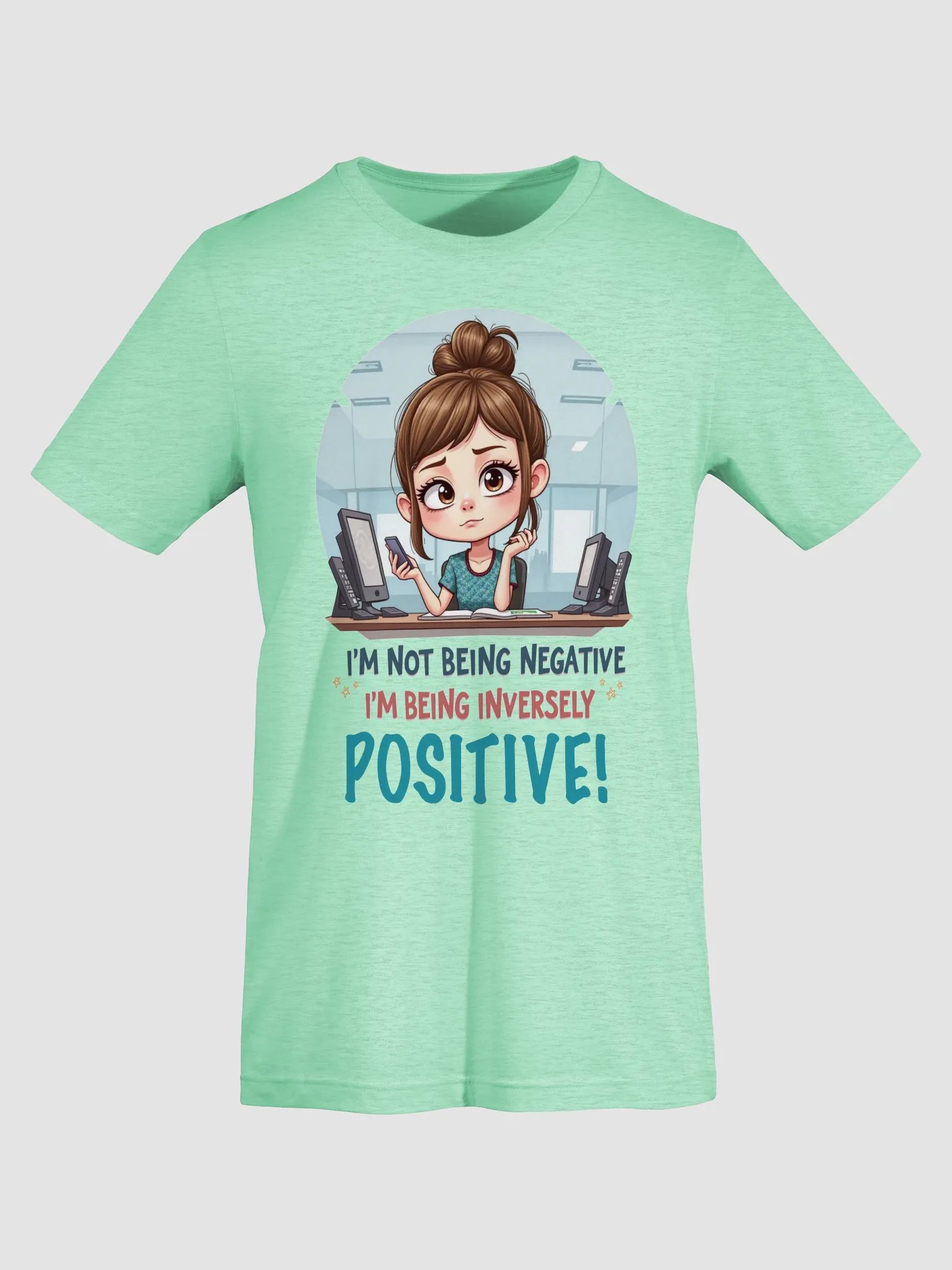 Inverse Positivity Cartoon T-Shirt product image (67)