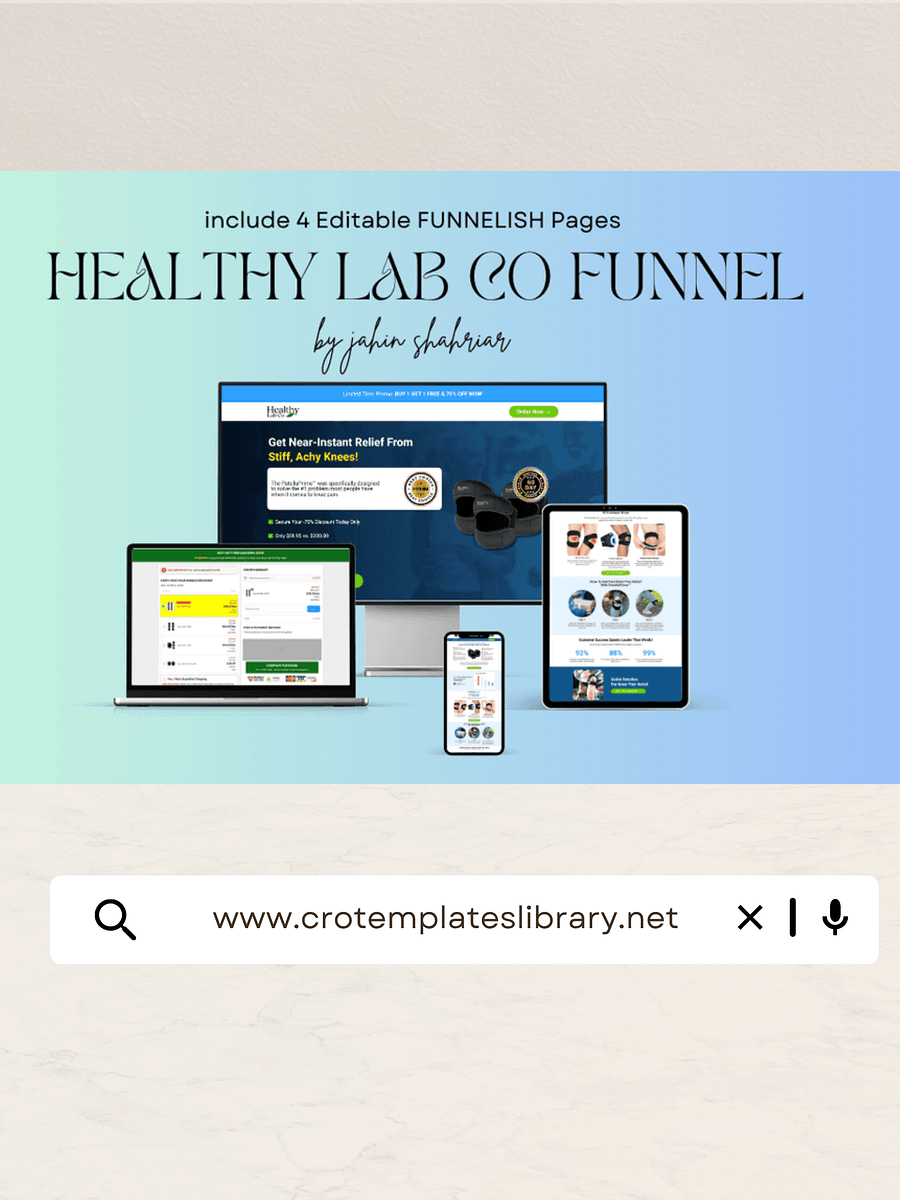 Healthy Lab Co Funnelish Templates product image (1)