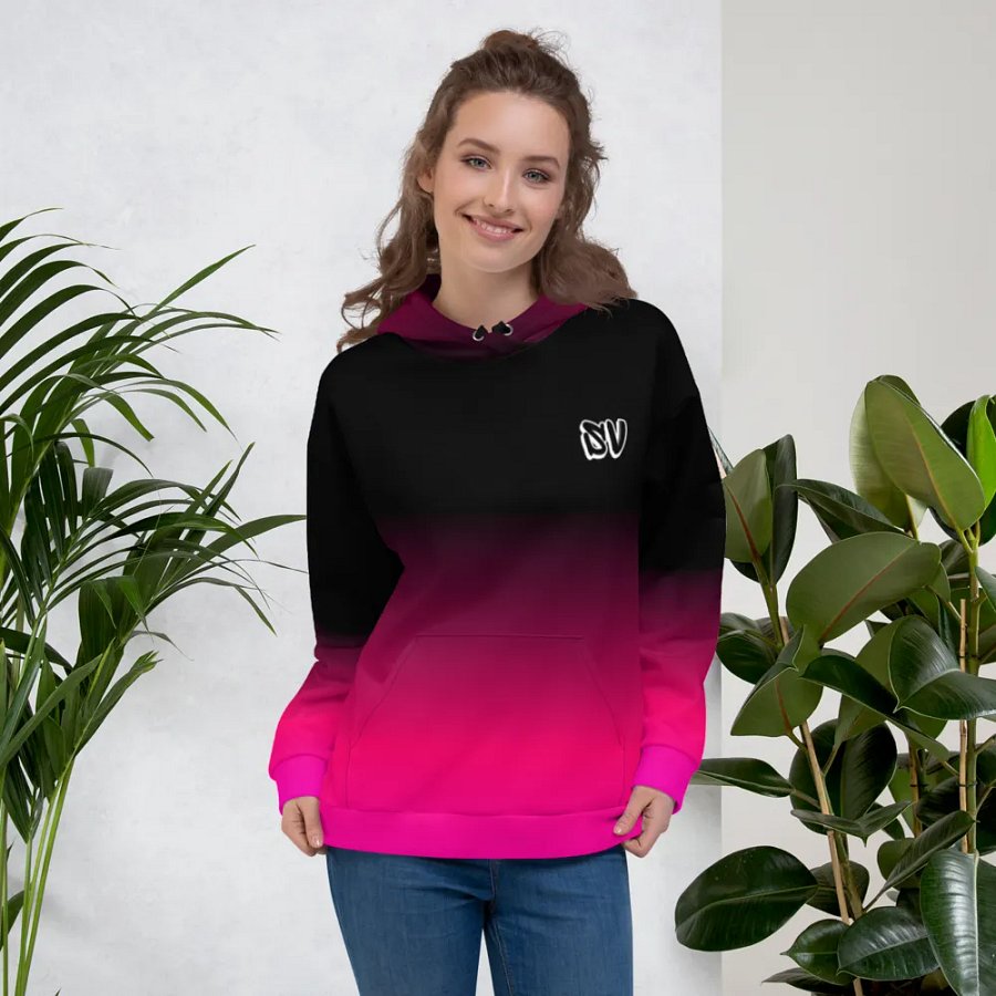 STRAIGHT VIBIN NEON COLOR FADE STYLE TANJIRO DEMON SLAYER HOODIE product image (5)