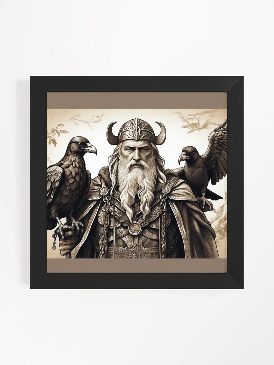 “Odin’s Watch: Huginn & Muninn Framed Legacy Art” product image (5)