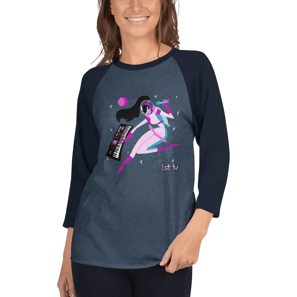 Astro-Synthpop Cutie Raglan Long Sleeve T product image (3)