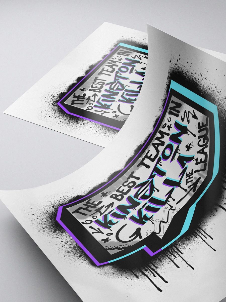 Best Team in the League (Kiss cut stickers) product image (4)
