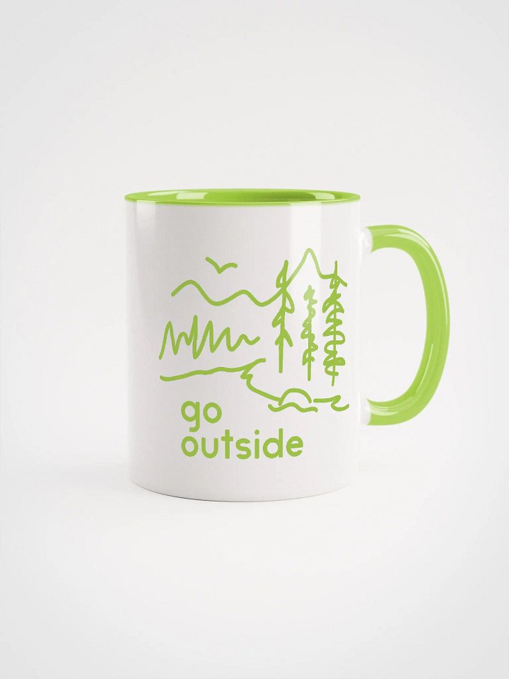 Get Offline, Go Outside (Ceramic Mug with Color Inside) product image (26)