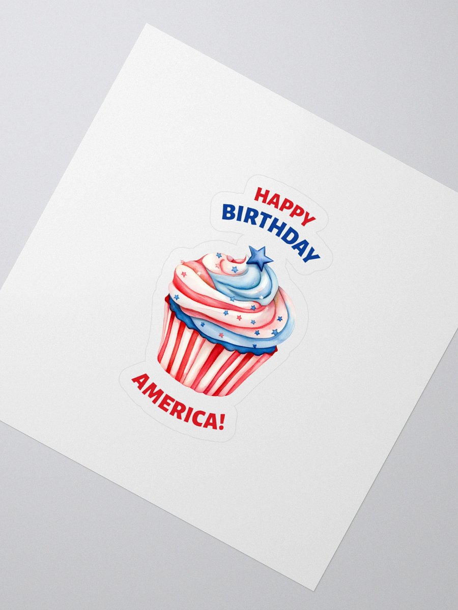 Patriotic Cupcake Celebration Stickers product image (2)