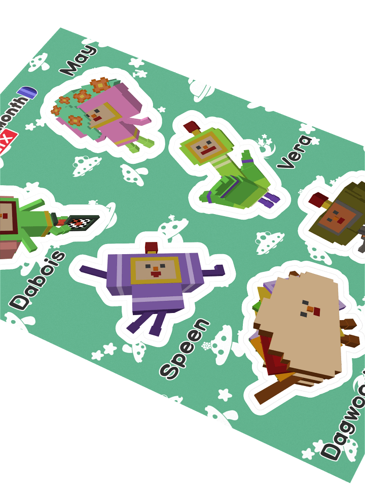 KDM6 OC Cousin Sticker Sheet #3 product image (2)