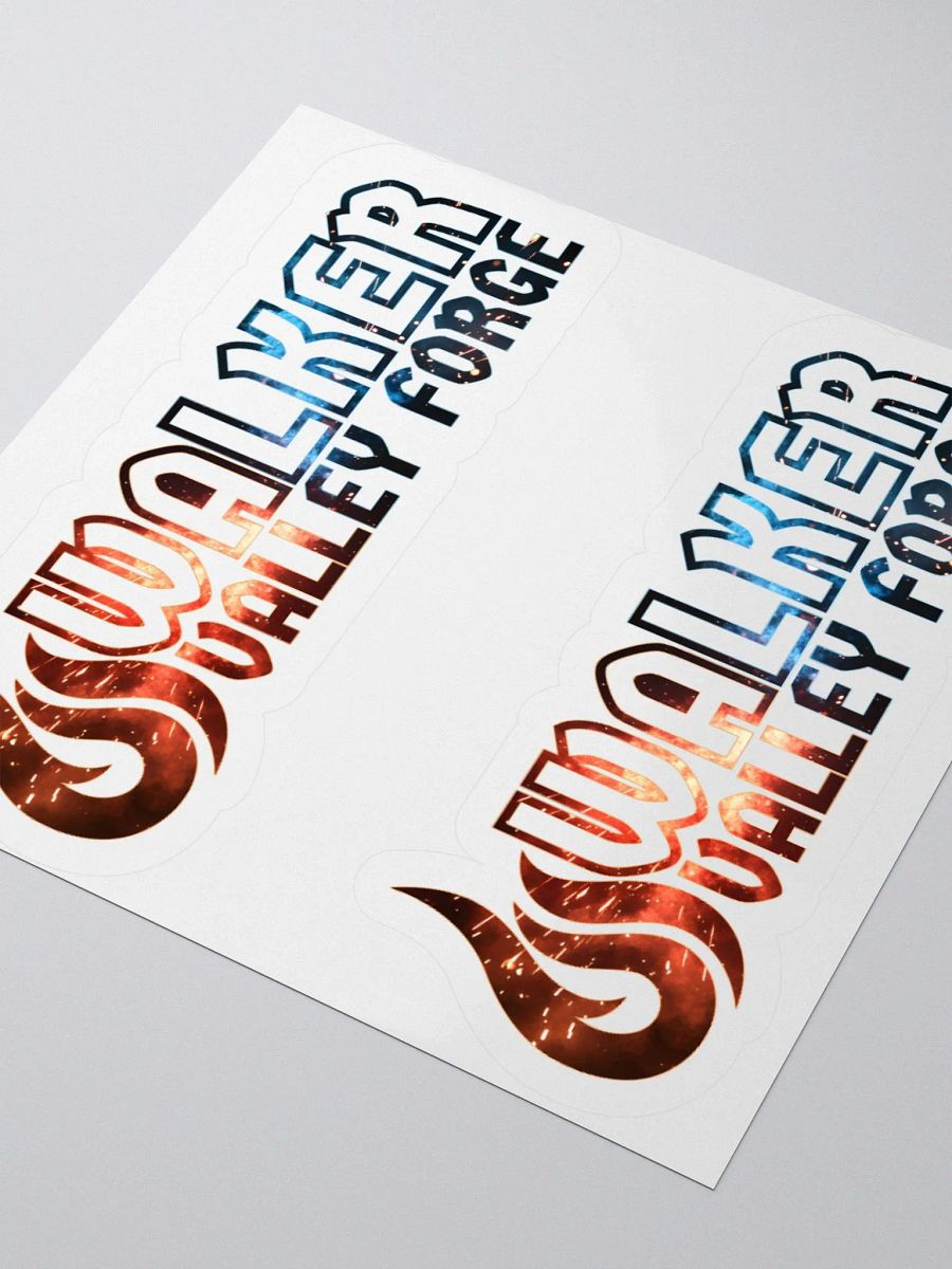 Walker Valley Forge Fiery Logo Kiss-Cut Stickers product image (11)