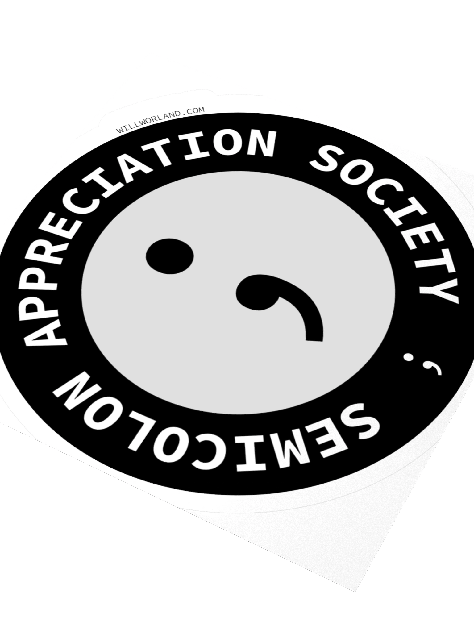 Semicolon Appreciation Society (Sticker) product image (9)