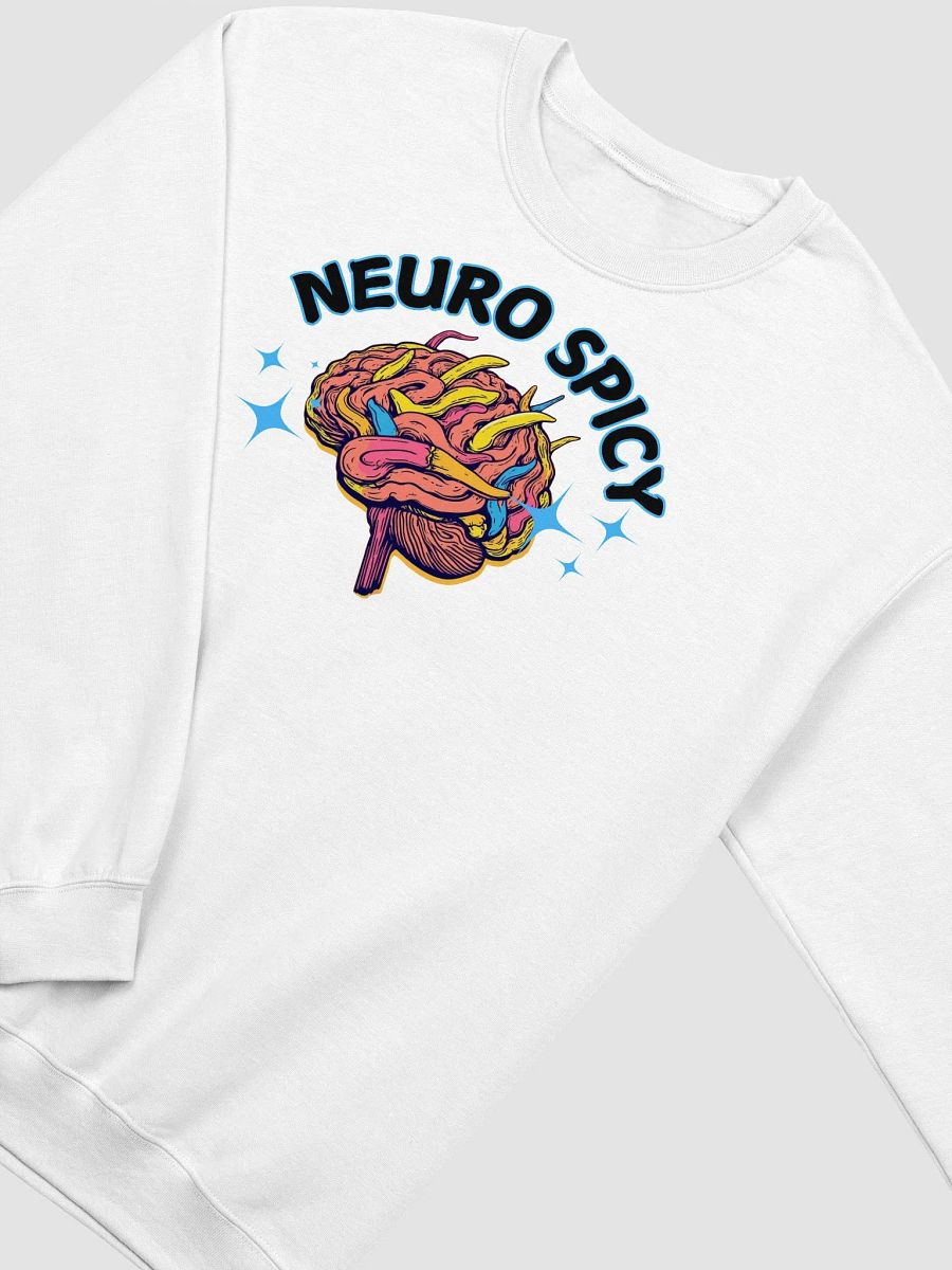 Neuro Spicy Chili Pepper Brain Neurodiverse ADHD Autism Sweatshirt product image (3)