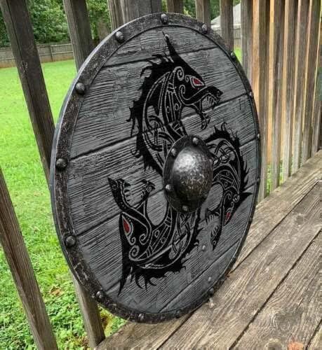 Handmade Viking Battle Warrior Shield – A True Tribute to Viking Heritage product image (2)