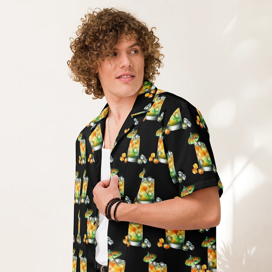 Hawaiian Style Beach Shirt, Umbrella Cocktail product image (7)