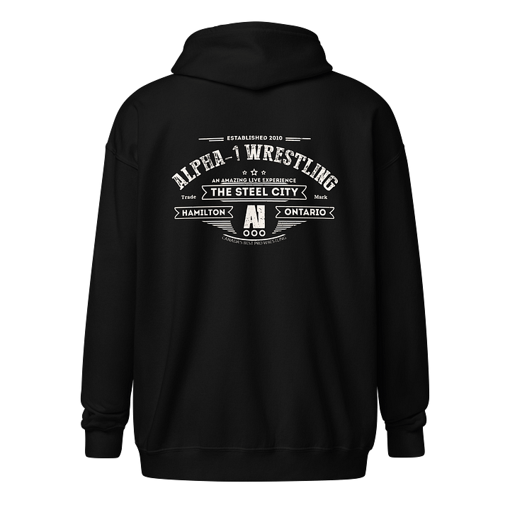 A1 Wrestling Double Sided Zip Up Hoodie product image (4)