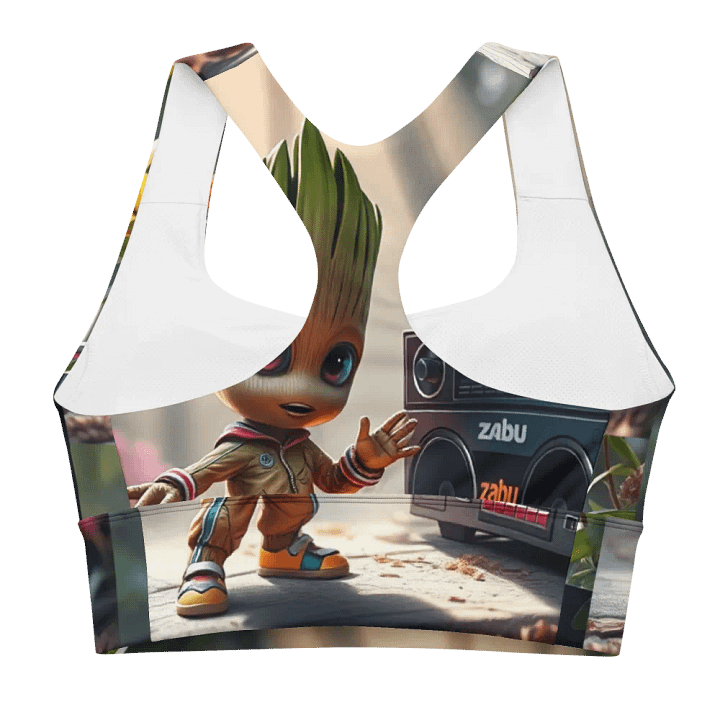 Zabu's Boombox Longline Sports Bra product image (2)