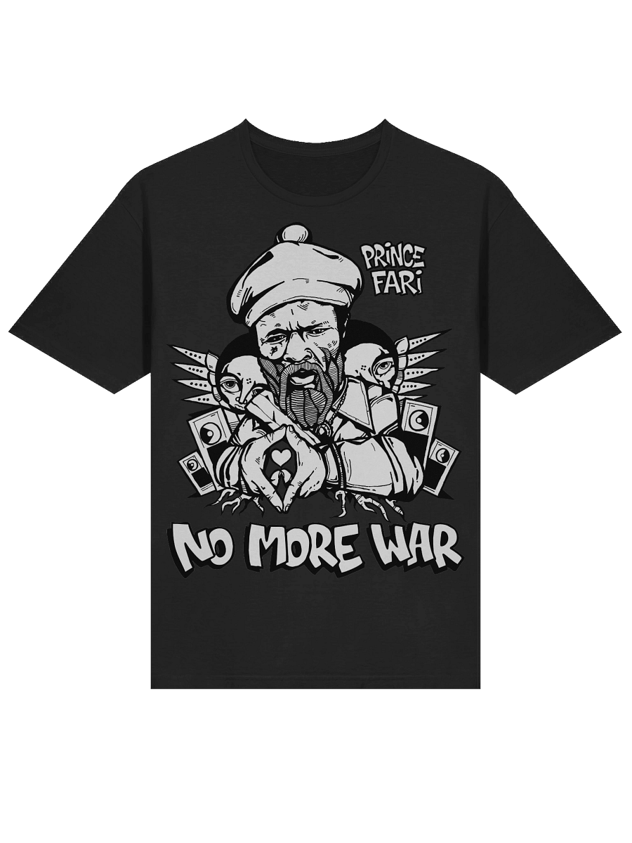 Prince Far I T-Shirt by RasTerms37 (Grey / Black White / Basic) product image (2)