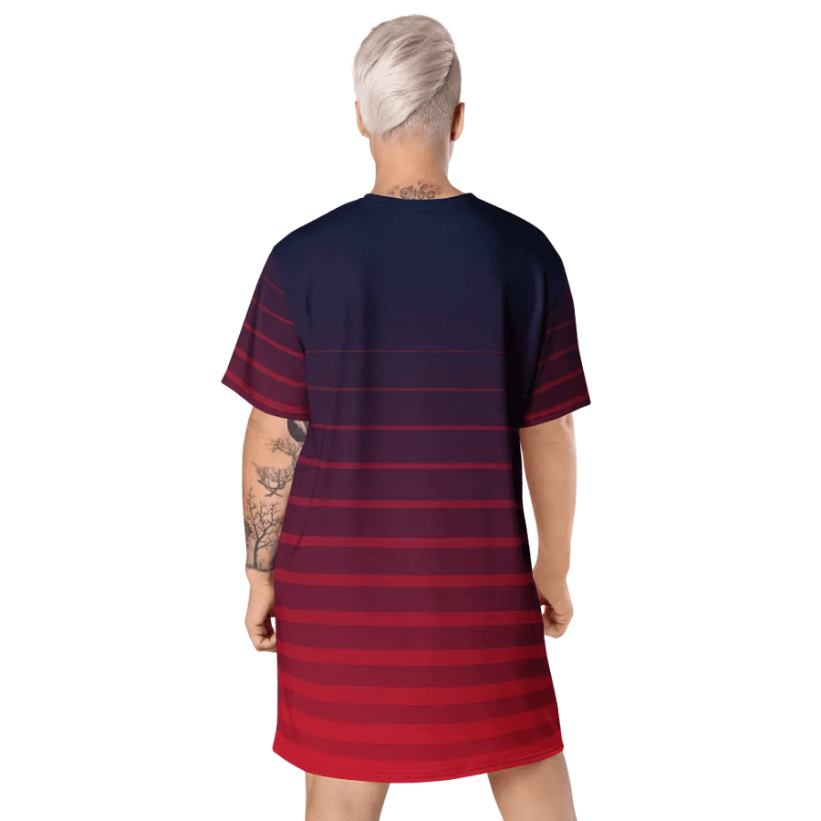 Women's Striped N-Logo T-Shirt Dress product image (10)