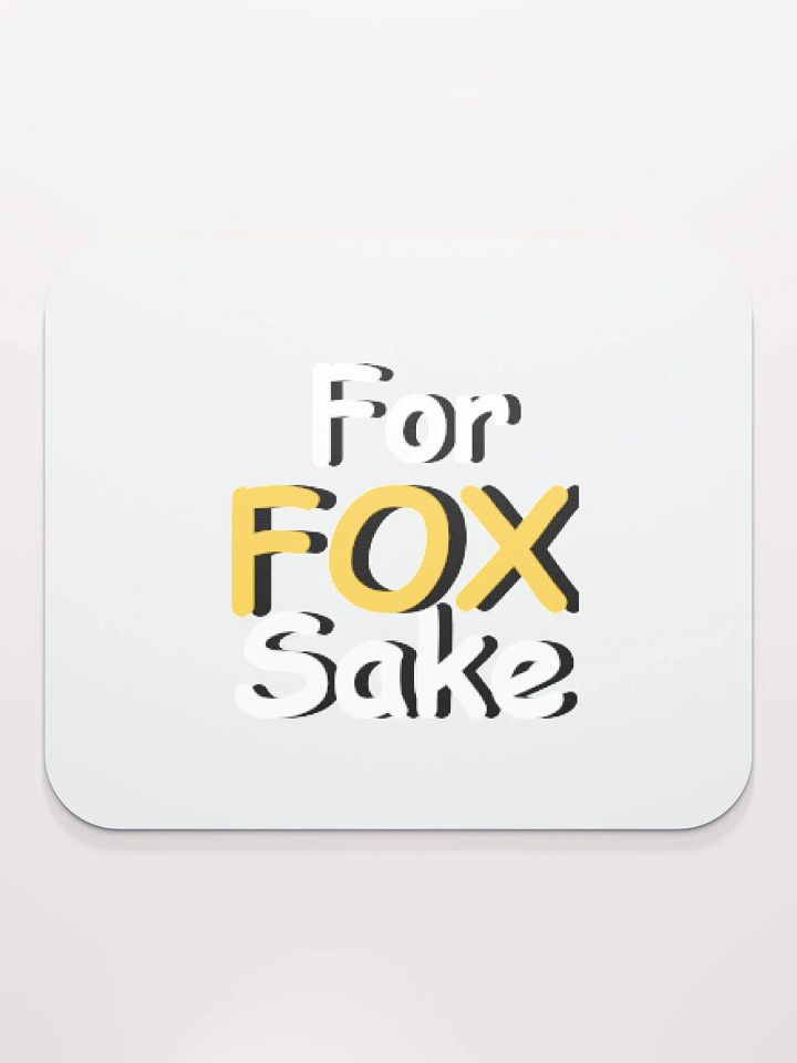 For Fox Sake Mouse Pad product image (2)