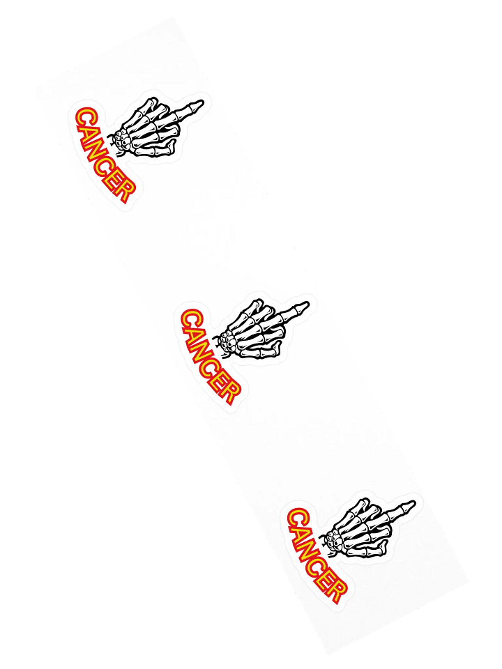 Rebel Cancer Kiss Cut Stickers product image (2)