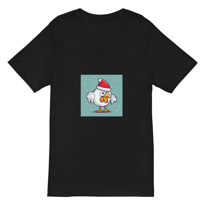 Santa Cluck V-Neck Tee product image (2)
