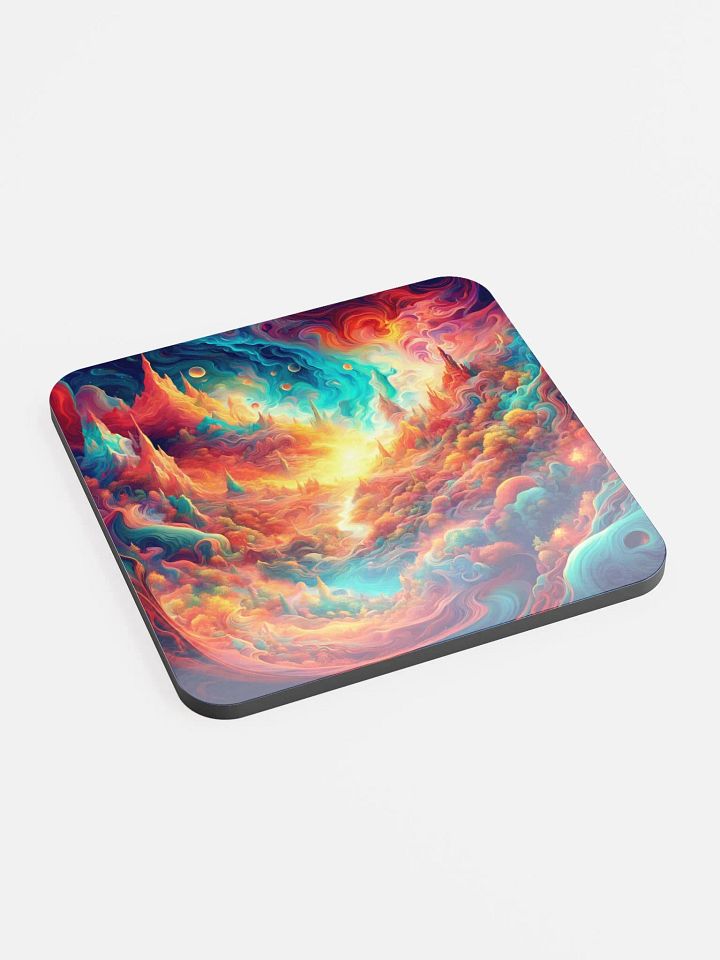 Bright And Beautiful Vividly Colored Coaster product image (2)