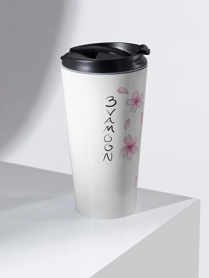 Sakura Moon Traveler Mug in White product image (2)